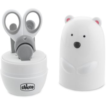 Chicco Baby Set de manichiură pentru copii 0m+ Polar Bear - imagine 3